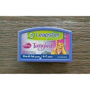 Leap Frog Leapster Disney Tangled Learning / Educational Game Pre-k to 1st Grade